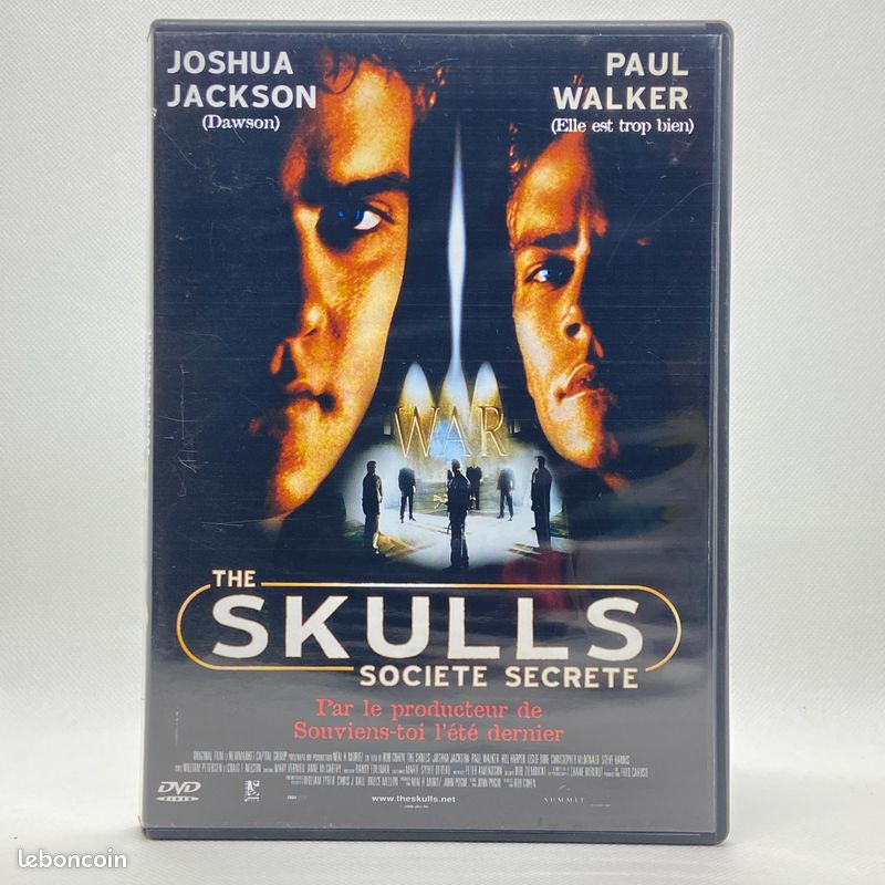 DVD The Skulls, Société secrète avec Joshua Jackson, Paul Walker - DVD ...