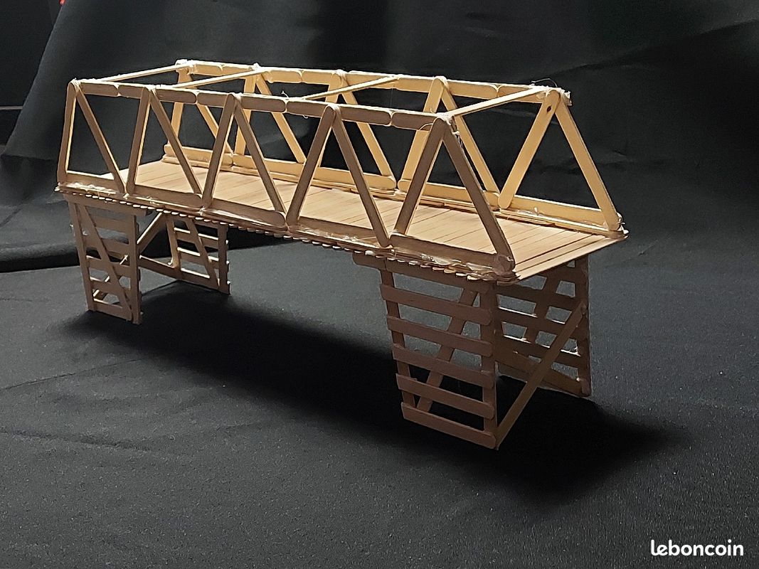 Pont en bois L 48cm H 20cm l 11cm 15 euros (image 1)