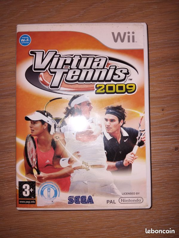 Virtua Tennis 2009 et Raquettes - Wii - Jeu Occasion Pas Cher