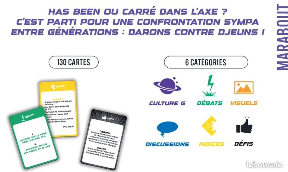 NEUF - Jeu : Le Choc des Générations (image 2)