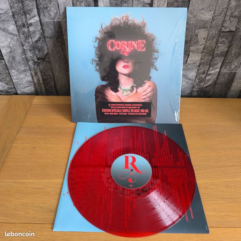 Vinyle couleur 33T Corine "R" (image 1)