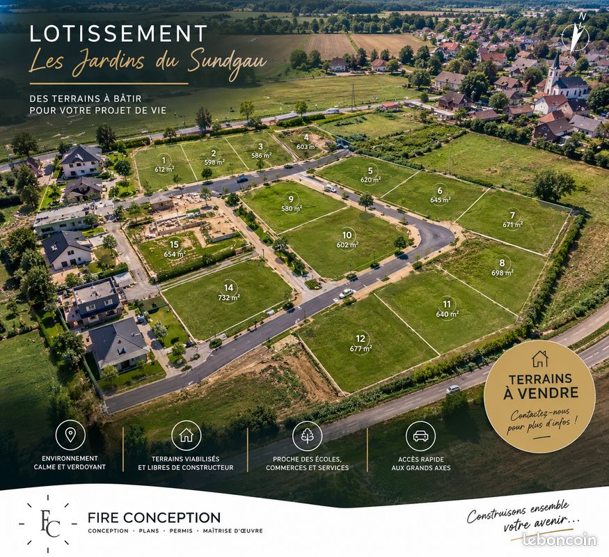 Terrain 550 m² · à Altkirch · 70 000 €