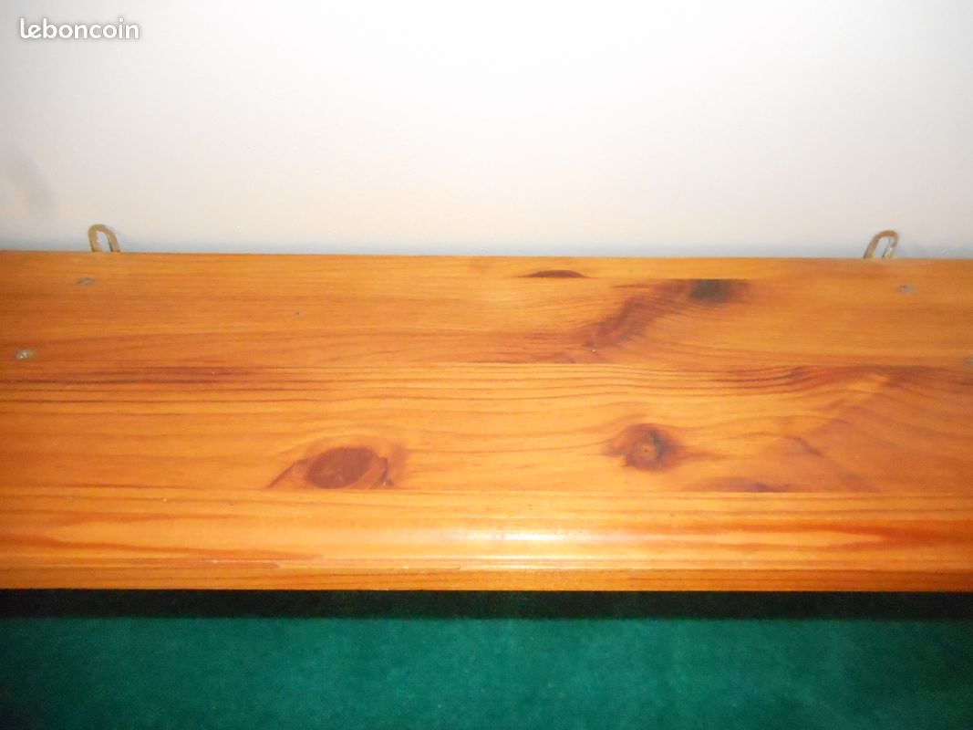 Etagère 1 tablette en bois massif (image 3)