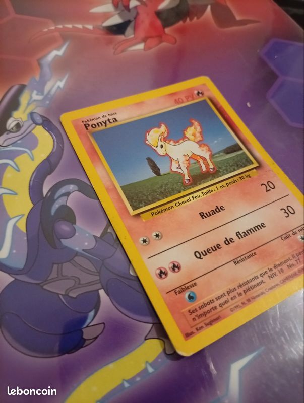 1995 ponyta pokemon card Ponyta - 021/195 - Silver Tempest main image 1
