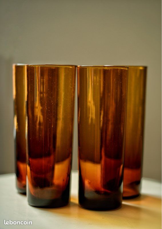 Verres fumés années 70