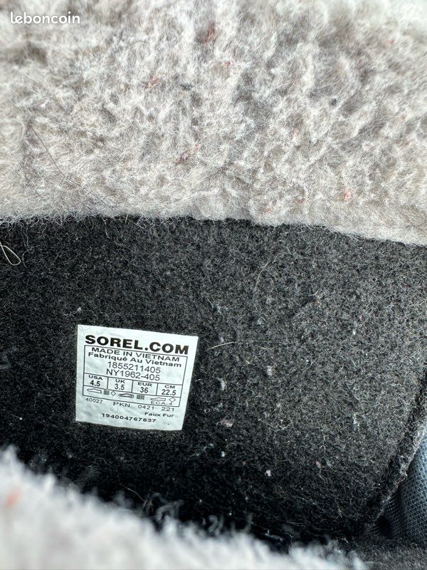 Bottes de neige Sorel 36 (image 2)