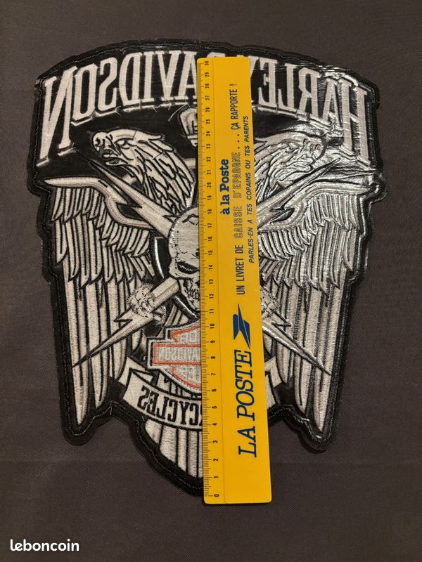 Patch Brodé Thermocollant Moto Anglaise - Écusson Décoratif 11,8 Cm X 3,3 Cm Pour Vêtements Et Accessoires