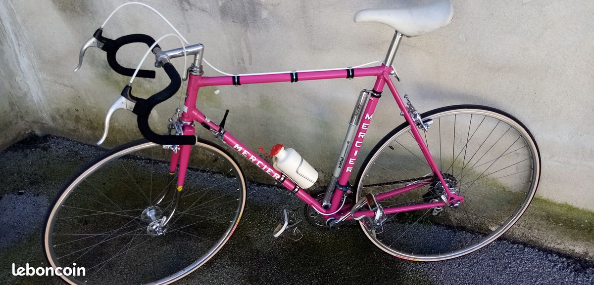 Vélo De Route Vintage Mercian Mixte - 57cm - 27 Vitesses - Acier 531 - Femme