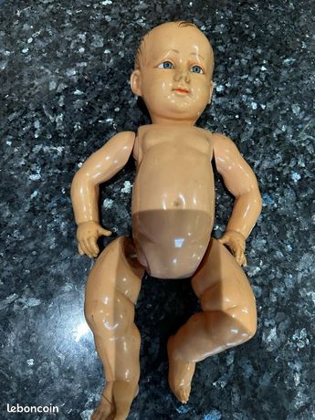 RARE ANCIEN BAIGNEUR PETIT COLIN CELLULOID HELIOS