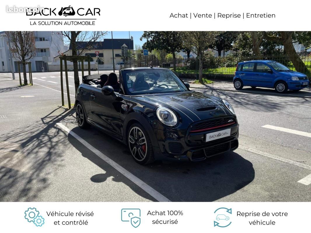 Mini F57 Cabriolet 231 ch John Cooper Works PRO BVA6 - 2P / LIGNE JCW AFFICHAGE TETE HAUTE SIEGES... (image 2)