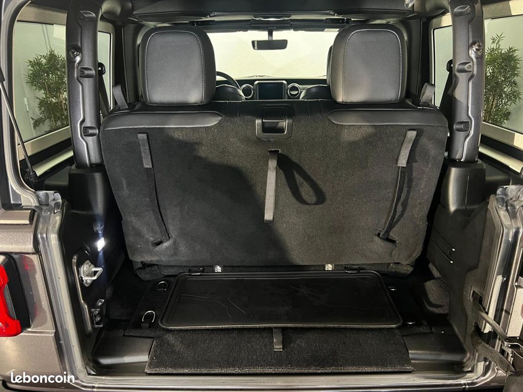 JEEP WRANGLER JL 3 PORTES 2.2 200ch SAHARA 4X4 BVA - 4 PLACES PAS DE MALUS - Suivi complet (image 24)