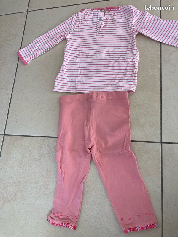Ensemble léger 18M pantalon et tee-shirt manches longues (image 2)