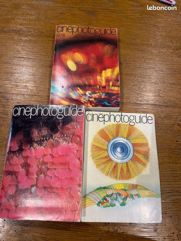 Lot De 3 Cinephotoguide – 1976/77, 1978, 1983 – Vintage