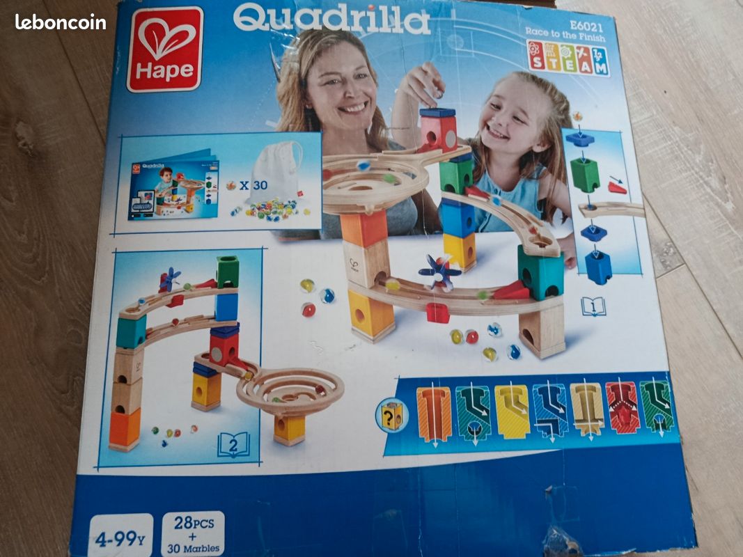 Circuit billes en bois Hape Quadrilla (image 1)