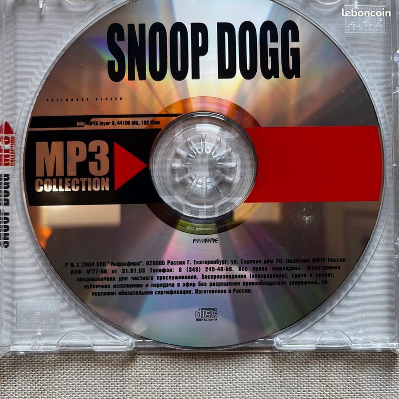 CD MP3 compilation Snoop Dogg (image 3)