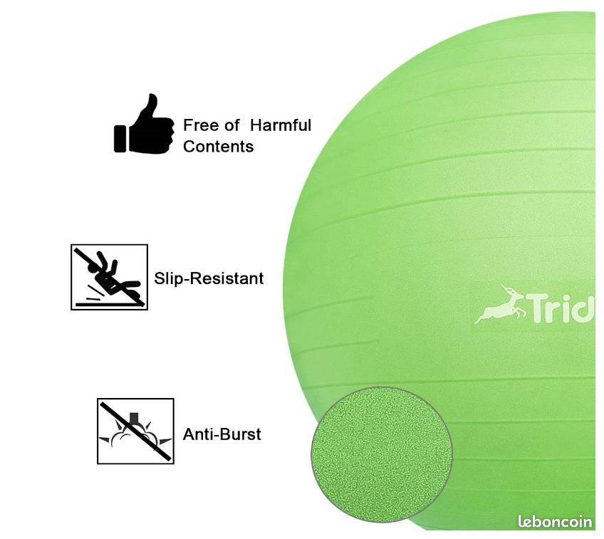 Ballon d'exercice Trideer neuf (image 2)