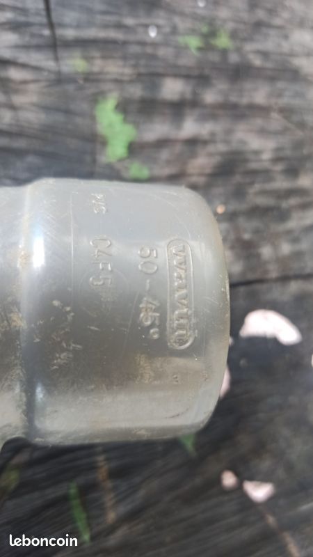 Coude PVC 50MM - 45° (image 2)
