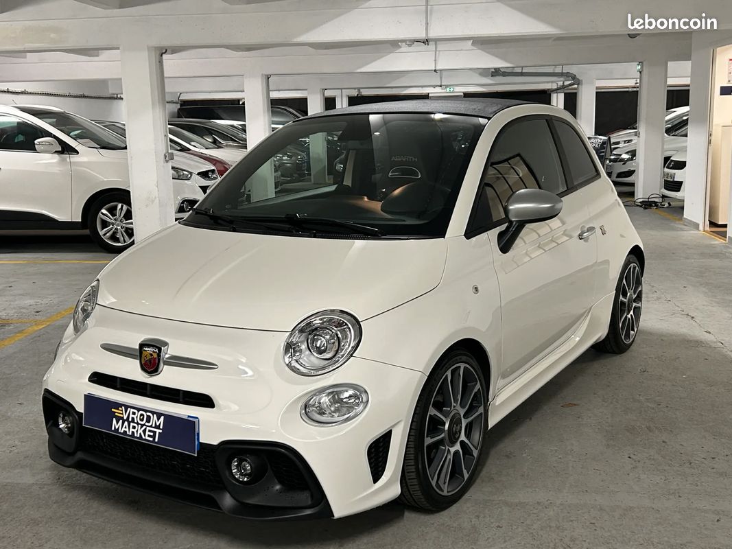ABARTH 500 1.4 165ch TURISMO Cabriolet - 2022 - BOITE AUTO - REGULATEUR - PHARES LED - BLUETOOTH (image 2)