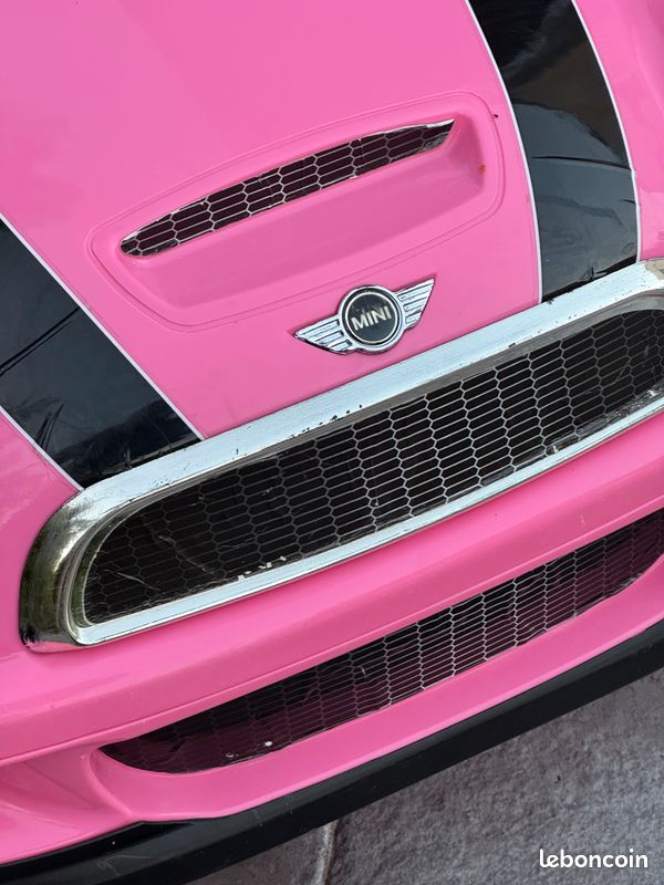 Voiture électrique Mini Cooper Rose (image 5)