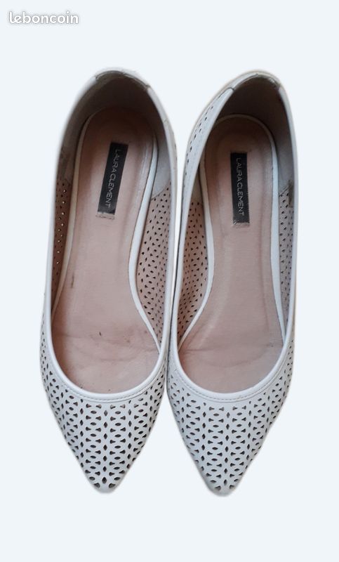 Escarpins asymétriques, en daim et cuir, 37, Bershka | Kaufen auf