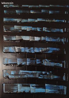 Tableau abstrait acrylique (image 1)