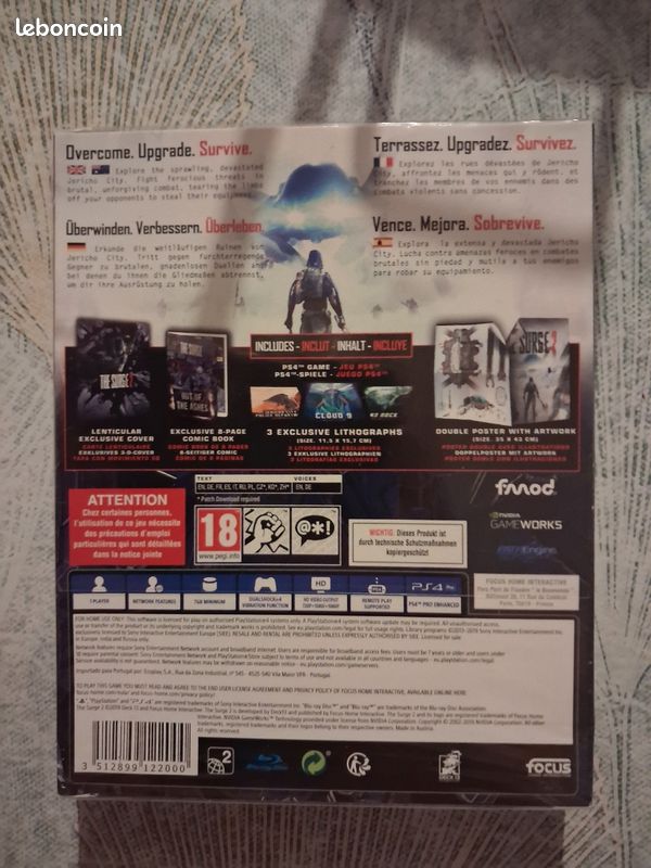 Jeu PS4 The Surge 2 - Neuf Sous Blister, Version Sony, Genre Combat, PEGI 18