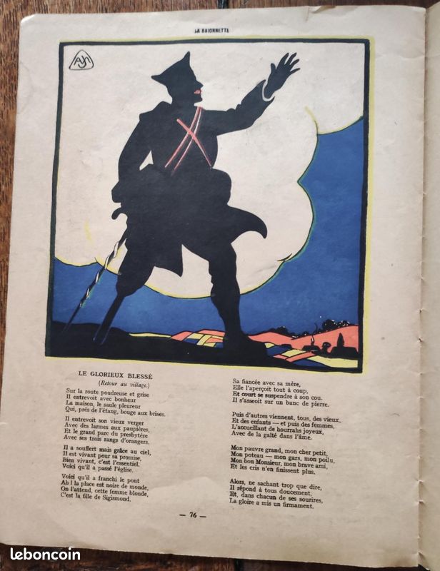 Périodique La baïonnette, n°135, ombres de guerre (image 6)