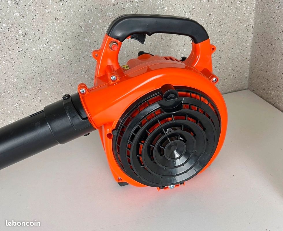 Souffleur De Feuilles à Essence 75,6 Cc 4 Temps - Sac à Dos Puissant 2600W Pour Feuilles, Neige Et Débris