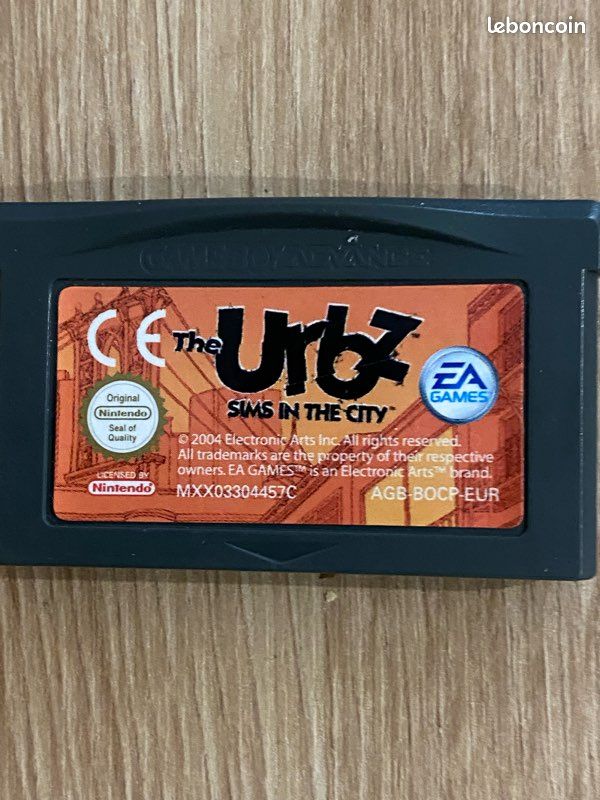 The Sims In The City Gba Urbz Gameboy Jeu Game Boy Advance The