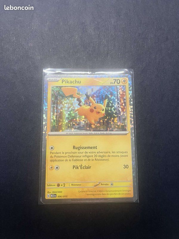 mcdonald's pokemon pikachu card holo 2023 Is McDonalds promo the next Van Gogh or just a temporary fad? : r/PokeInvesting The item may be similar but not exactly the same as the image (e.g Pikachu (M23 006) Pokmon