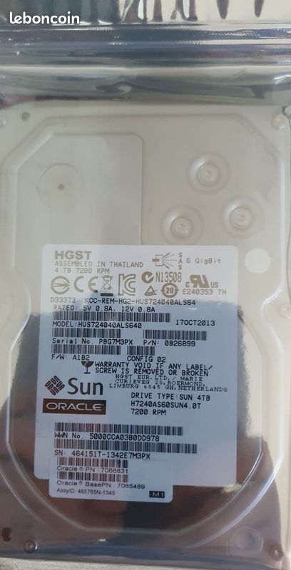Disque dur hgst sun 4to SAS (image 8)