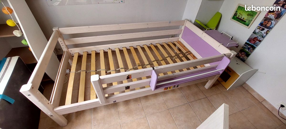 Lit Flexa Modulable (sol ou hauteur) pour Enfant (image 1)