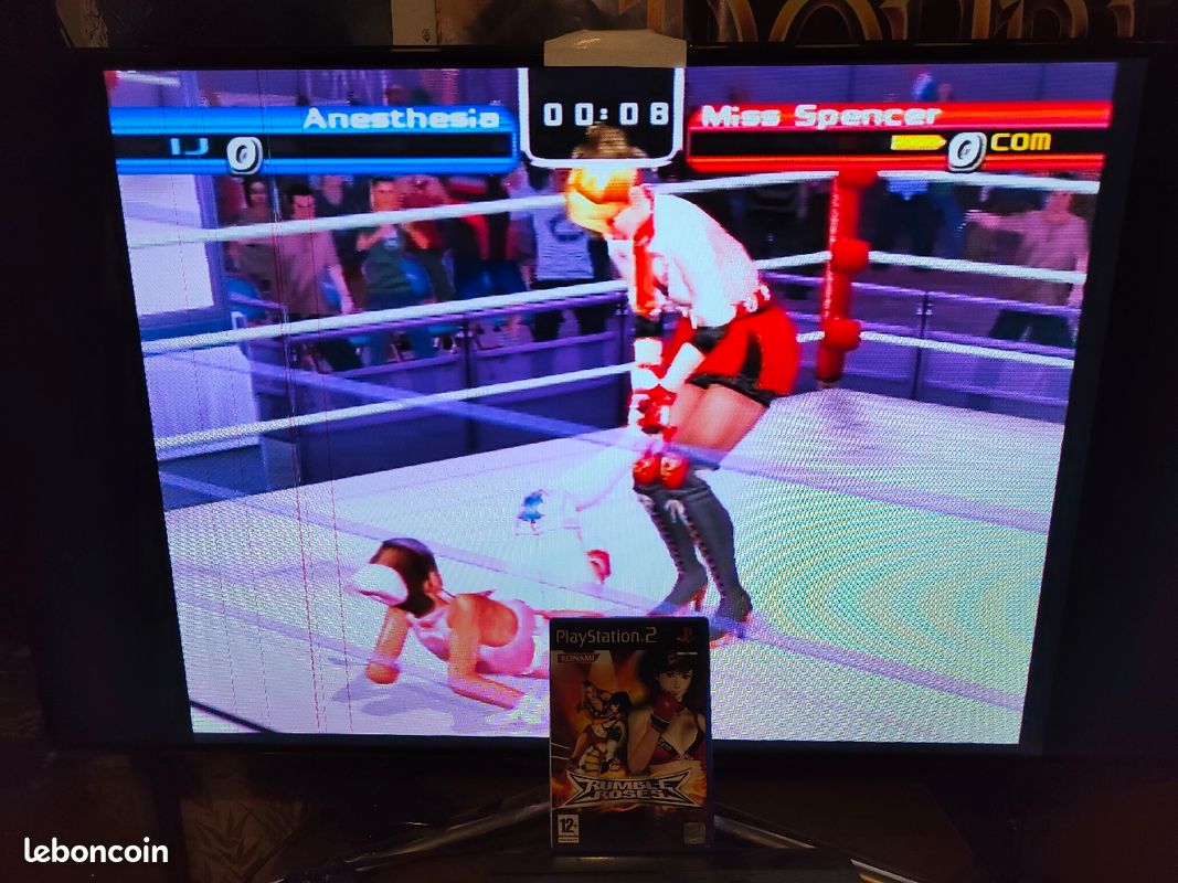 Rumble Roses PS2 - PAL FR - Notice Abîmée - Jeu Combat Konami