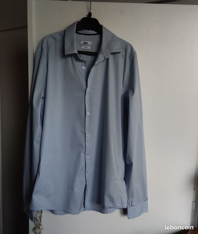 Chemise slim fit Gémo neuve – T S (image 3)