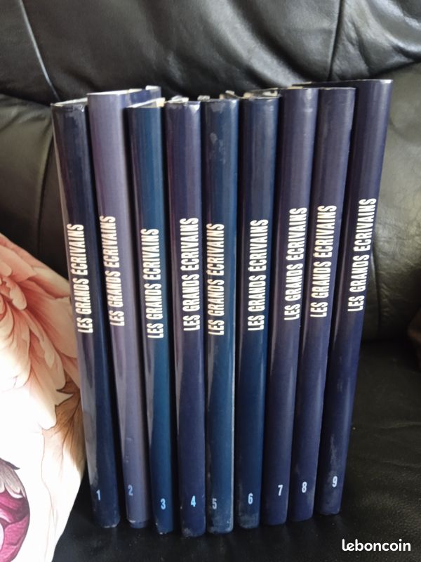 Lot de 9 volumes les grands écrivains (image 2)