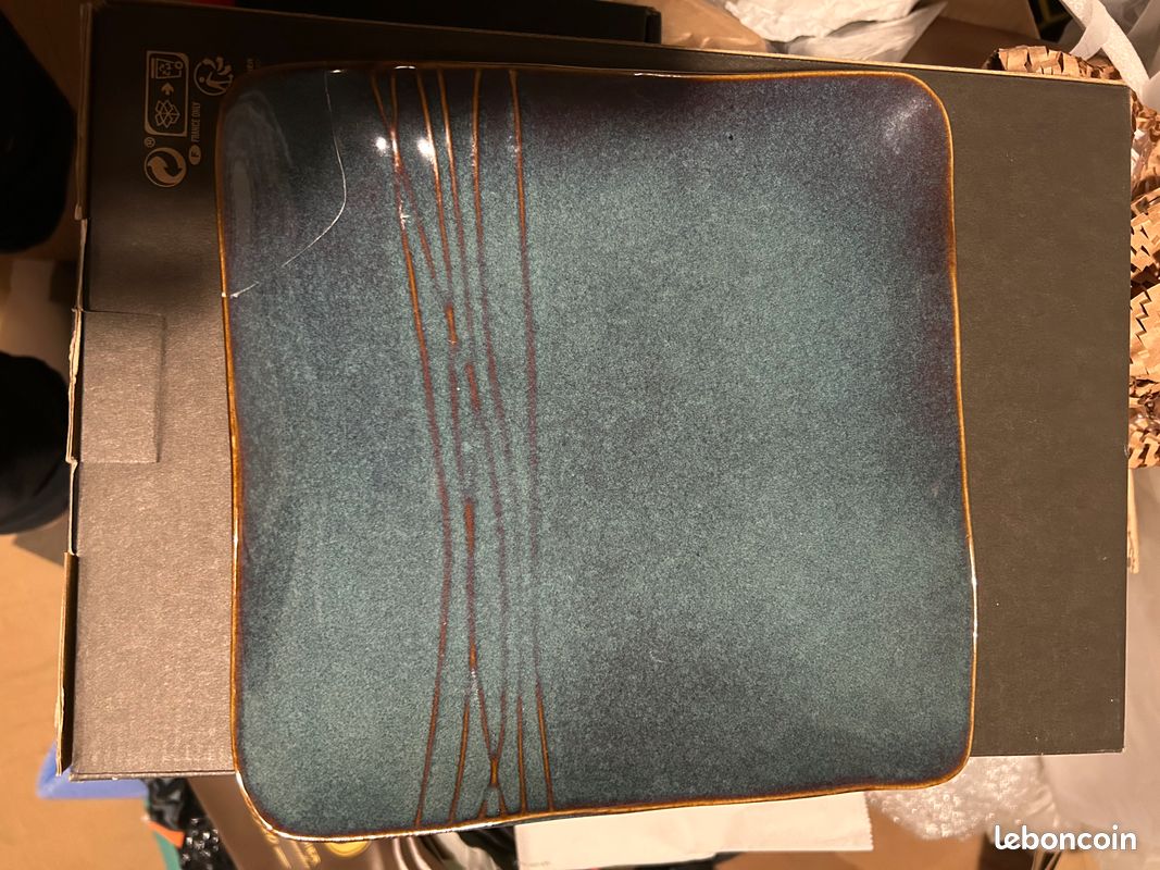 Lot de 6 assiettes Medard de Noblat – Copenhagen Blue (image 2)
