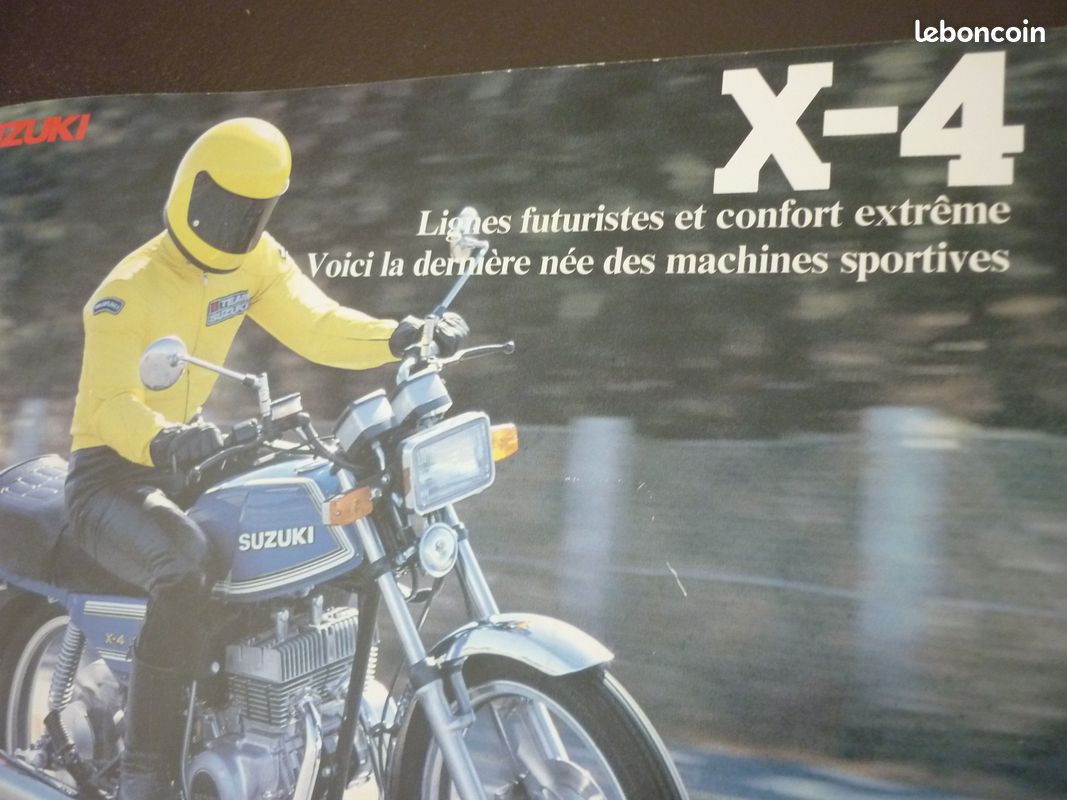 Prospectus SUZUKI 125 X-4 de 1980 à 18 euros (image 1)