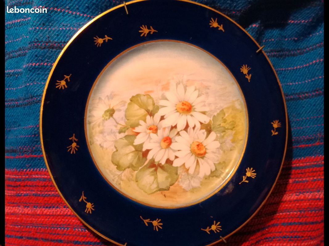 Superbes assiettes fleurie Limoges (image 10)