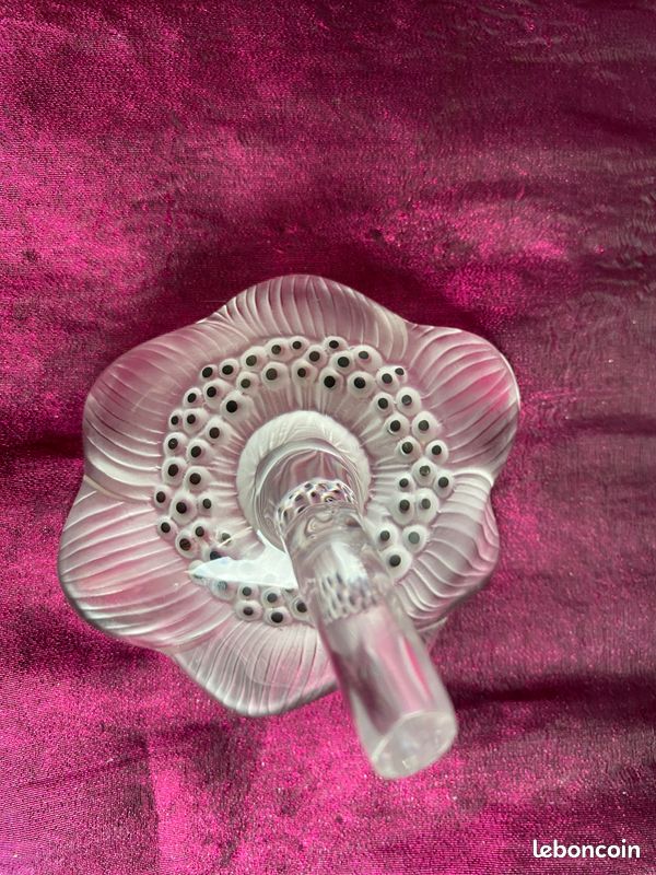 Fleur d' Anémone en cristal, signée René LALIQUE (image 2)