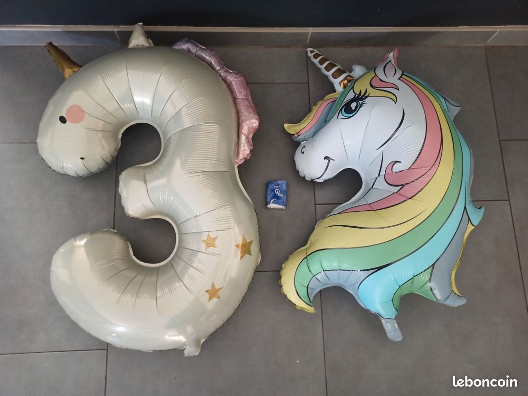 Ensemble de Ballons, Licorne Aluminium Ballon XXL, Ballon Helium Anniversaire Licorne, pour Mariages Décorations de Fête de Douche de Bébé Jouets pour Enfants