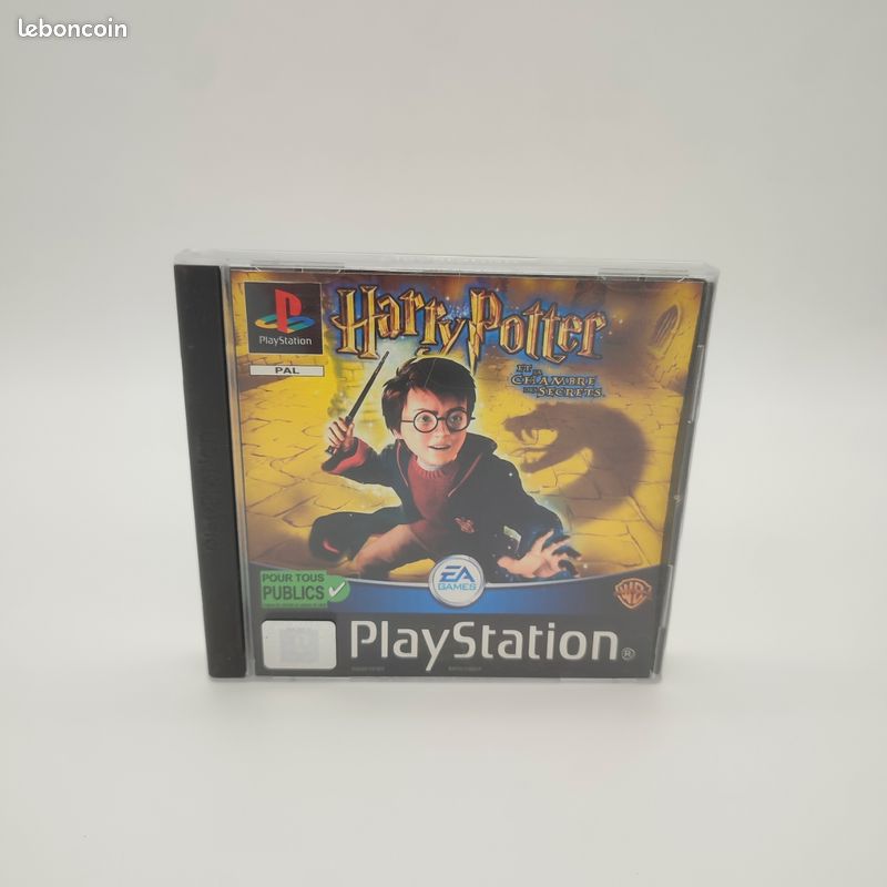 Jeu PS1 Harry Potter Et La Chambre Des Secrets - Version PAL FR/EN/DE - Complet En Boîte, Bon état Fonctionnel