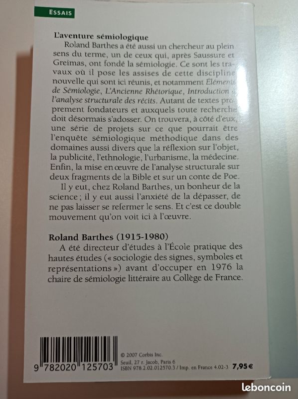 L'aventure sémiologique de Roland Barthes (image 3)