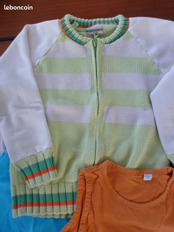 Gilet,t-shirt,débardeur DPAM. T.6 ans -charius- (image 2)