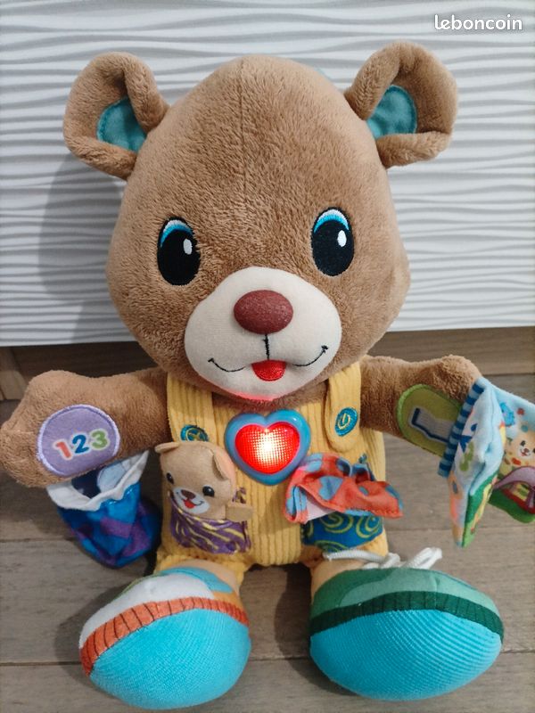 Ours Gaspard 1,2,3 habille-moi VTech (image 1)