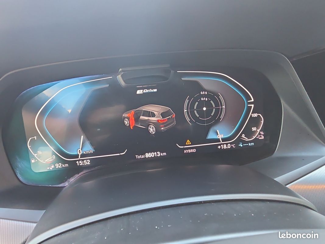 BMW X5 (G05) XDRIVE45E 394 HYBRIDE BVA8 286Ch (image 15)