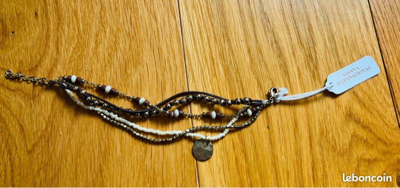 Bracelet multi rangs ethnique neuf, (image 3)