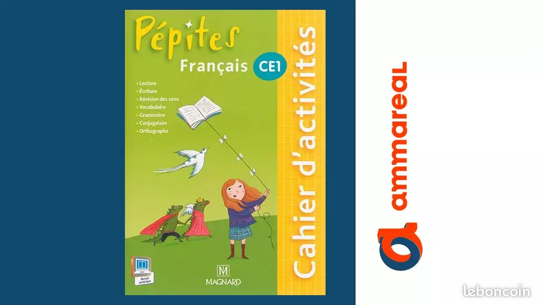 Français CE1 Pépites : Cahier d'activités - Catherine Savadoux-Wojciechowski, Claire Bey-Che... (image 1)
