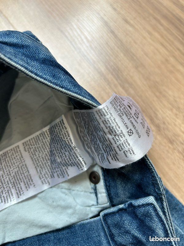 Jean bleu troué Slim Only Tailles XS-S (image 9)