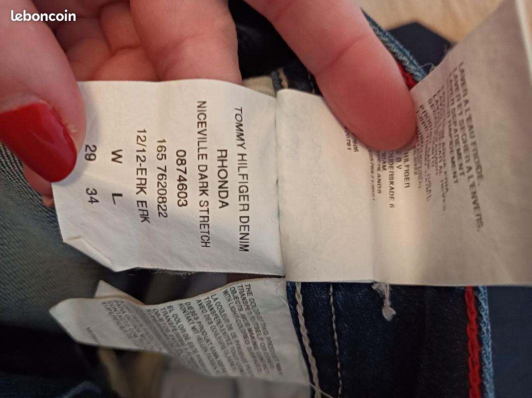 Jeans. Marque Tommy Hilfiger. Taille w29 l34 (image 5)