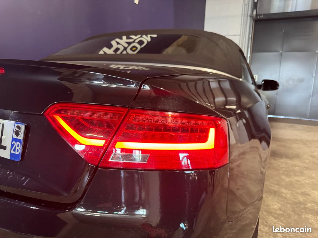 AUDI A5 Cabriolet 2.0 TFSI 211CV Suivi complet - Sièges Chauffants / Ventilés / Électriques (image 12)
